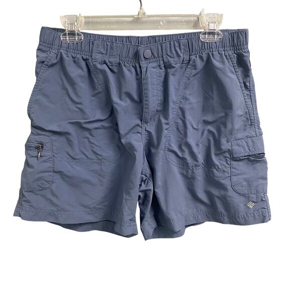 Columbia Size 6 Blue Baggies Shorts Hiking Lightweight Womens Medium L Gorpcore - Picture 1 of 5